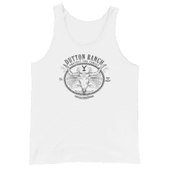 Yellowstone Dutton Ranch Protect The Family Neutral Adult Tank Top -Yellowstone Store YS DR PTFN TT 59 100441 WHT MF