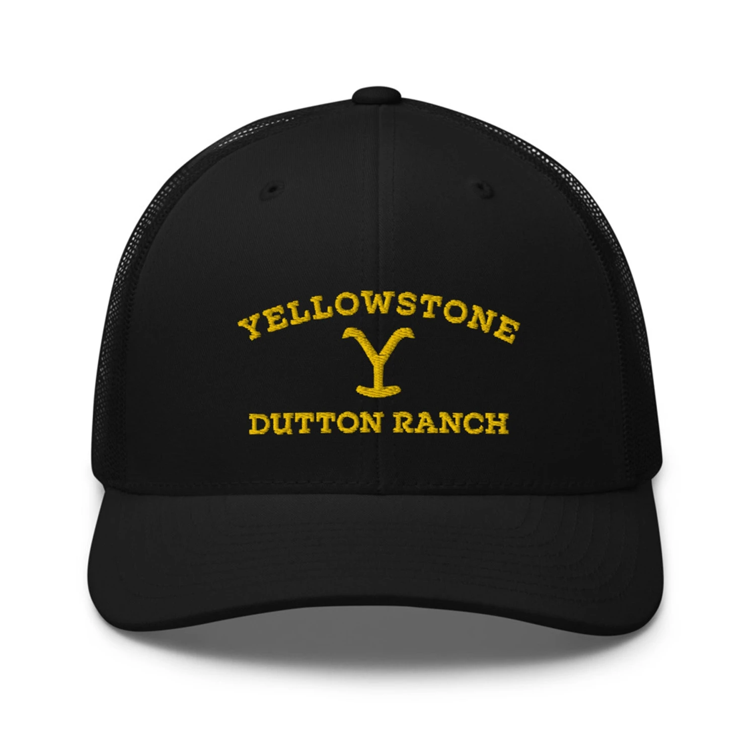 Yellowstone Dutton Ranch Logo Embroidered Retro Trucker Hat 5 Yellowstone Dutton Ranch Logo Embroidered Retro Trucker Hat - Image 3