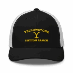 Yellowstone Dutton Ranch Logo Embroidered Retro Trucker Hat