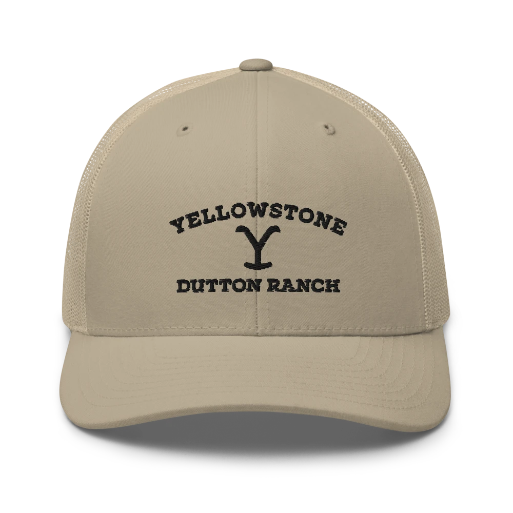 Yellowstone Dutton Ranch Logo Embroidered Retro Trucker Hat 9 Yellowstone Dutton Ranch Logo Embroidered Retro Trucker Hat - Image 7