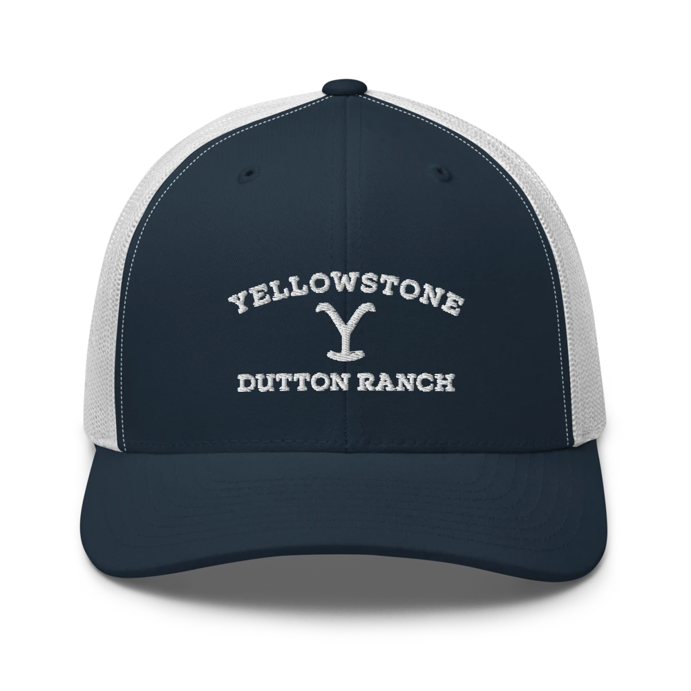 Yellowstone Dutton Ranch Logo Embroidered Retro Trucker Hat 11 Yellowstone Dutton Ranch Logo Embroidered Retro Trucker Hat - Image 9