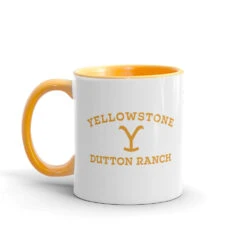 Yellowstone Dutton Ranch Two-Tone Mug -Yellowstone Store YS DR TCM 100088 0009 TCM Mug 2T 11oz 3