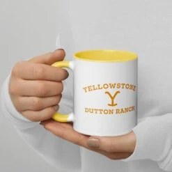Yellowstone Dutton Ranch Two-Tone Mug -Yellowstone Store YS DR TCM 11 MF6