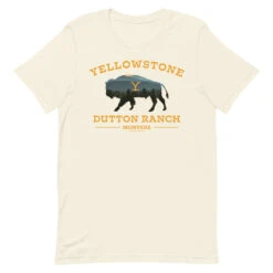 Yellowstone Dutton Ranch Bison Adult Short Sleeve T-Shirt