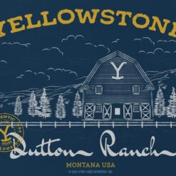 Yellowstone Dutton Ranch Barn Mouse Pad -Yellowstone Store YS DRB 168 101690 RO