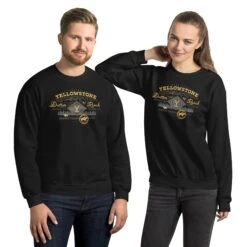 Yellowstone Dutton Ranch Scenery Fleece Crewneck Sweatshirt -Yellowstone Store YS DRF 63 100362 MF1