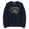 Yellowstone Dutton Ranch Scenery Fleece Crewneck Sweatshirt -Yellowstone Store YS DRF 63 100362 NAVY MF