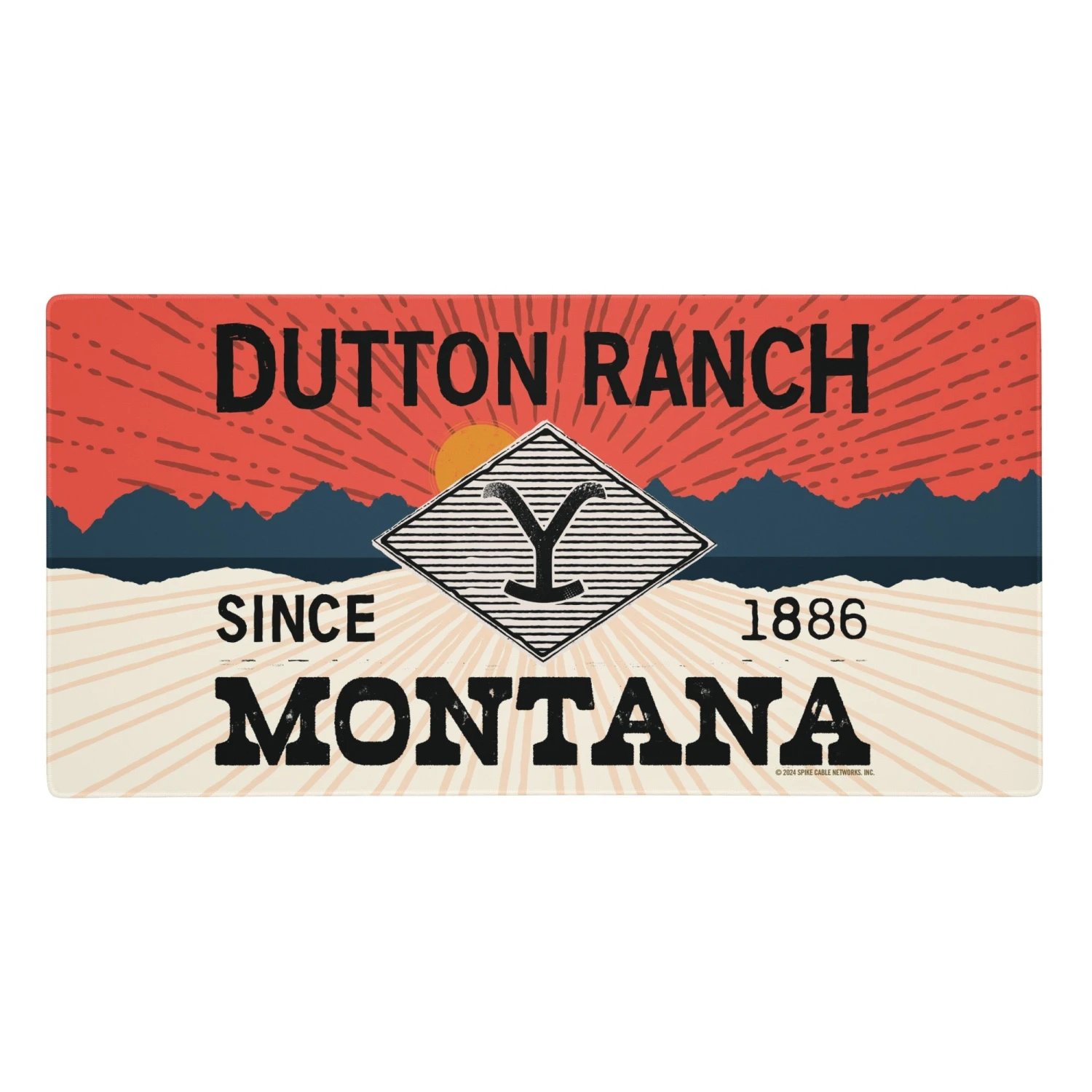 Yellowstone Dutton Ranch Montana Desk Mat 4 Yellowstone Dutton Ranch Montana Desk Mat - Image 2