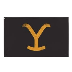 Yellowstone Y Logo Flag