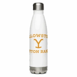 Yellowstone Dutton Ranch Logo Stainless Steel Water Bottle