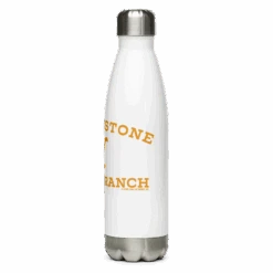 Yellowstone Dutton Ranch Logo Stainless Steel Water Bottle -Yellowstone Store YS DRlogo WB 56 101029 LF MF