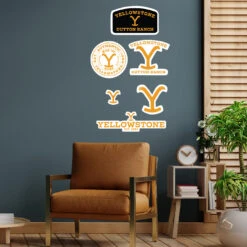Yellowstone Logo Wall Decals