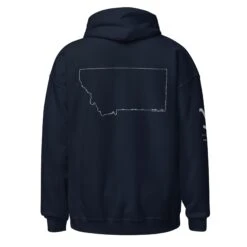 Yellowstone Dutton Ranch Est. 1886 Hoodie 5 Yellowstone Dutton Ranch Est. 1886 Hoodie -Yellowstone Store YS EST 91 100861 NAVY BK MF