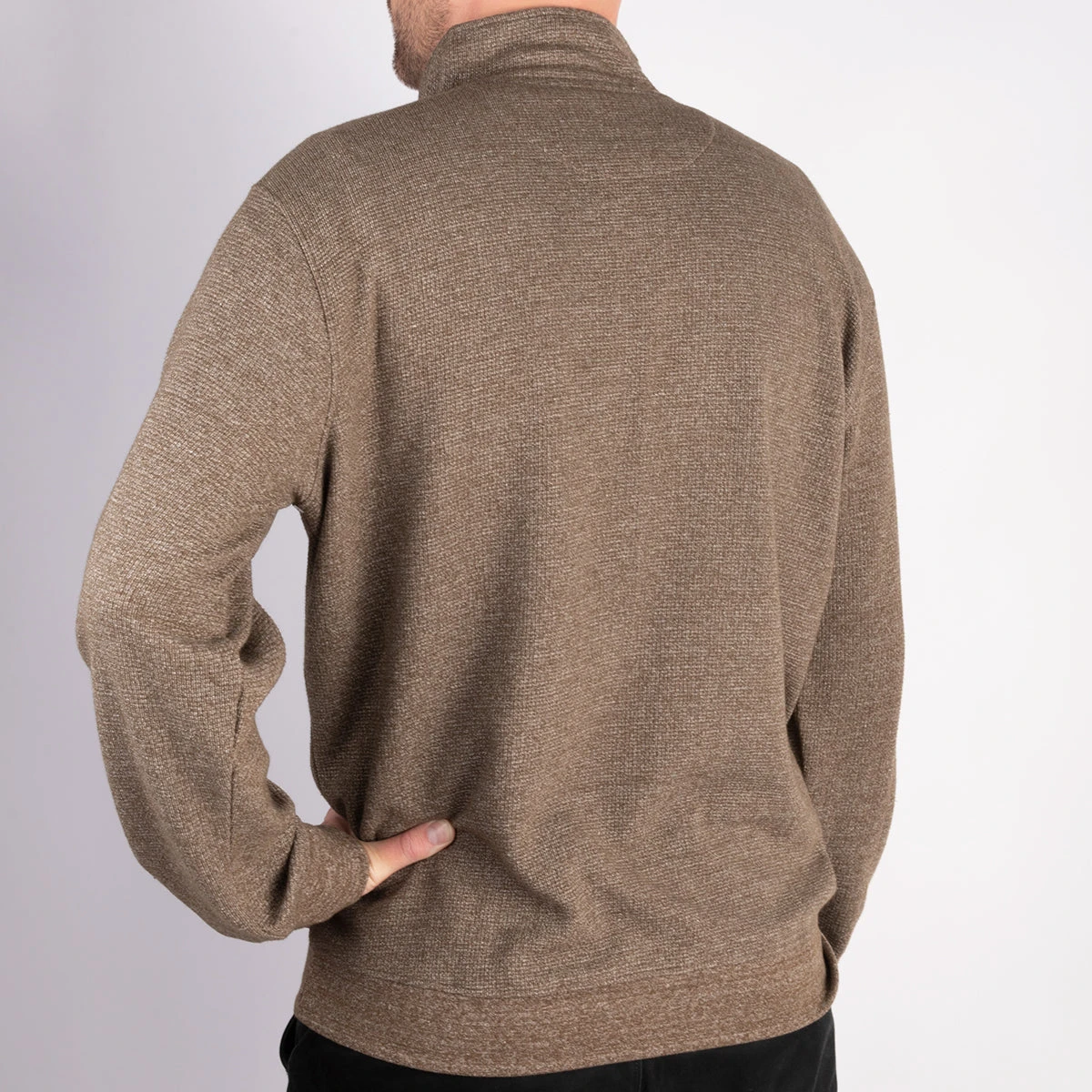 Yellowstone Dutton Ranch Mortimer Quarter Zip Embroidered Pullover 6 Yellowstone Dutton Ranch Mortimer Quarter Zip Embroidered Pullover - Image 4