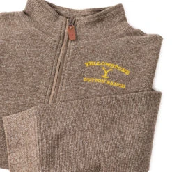 Yellowstone Dutton Ranch Mortimer Quarter Zip Embroidered Pullover 12 Yellowstone Dutton Ranch Mortimer Quarter Zip Embroidered Pullover -Yellowstone Store YS FLY 2022 MERCH 1X1 002