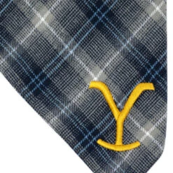 Yellowstone Y Logo Plaid Doggie Flandana -Yellowstone Store YS FLY 2022 MERCH 1X1 035