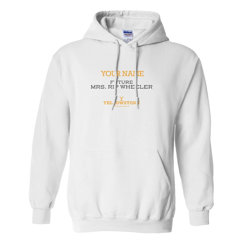 Yellowstone Future Mrs. Rip Wheeler Personalized Fleece Hooded Sweatshirt 3 Yellowstone Future Mrs. Rip Wheeler Personalized Fleece Hooded Sweatshirt