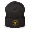 Yellowstone For The Brand Embroidered Beanie -Yellowstone Store YS FTB 70 100434 DARK GREY MF