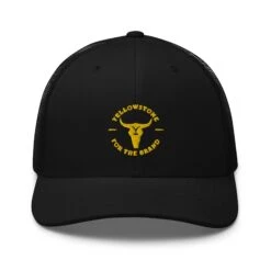 Yellowstone For The Brand Trucker Hat -Yellowstone Store YS FTB 70 100953 BLACK MF