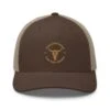 Yellowstone For The Brand Trucker Hat -Yellowstone Store YS FTB 70 100953 BROWN KHAKI MF