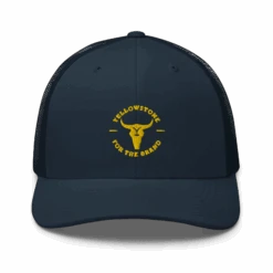 Yellowstone For The Brand Trucker Hat -Yellowstone Store YS FTB 70 100953 NAVY