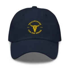 Yellowstone For The Brand Classic Dad Hat -Yellowstone Store YS FTB 70 100998 NAVY MF