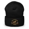 Yellowstone Dutton Ranch Montana Cuffed Beanie -Yellowstone Store YS HORSE 70 100434 BLACK MF