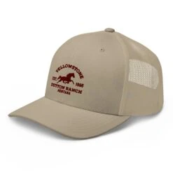 Yellowstone Dutton Ranch Montana Retro Trucker Hat -Yellowstone Store YS HORSE 70 100953 MF11