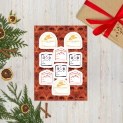 Yellowstone Icons Gift Sticker Sheet -Yellowstone Store YS ICNS 125 100952 LIFE