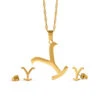 Yellowstone Y Logo Necklace And Earrings Set 1 Yellowstone Y Logo Necklace And Earrings Set -Yellowstone Store YS JRYST GDR 120 MF1