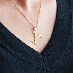 Yellowstone Y Logo Necklace And Earrings Set -Yellowstone Store YS JRYST GDR 120 MF2