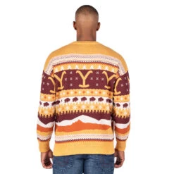 Yellowstone 2024 Exclusive Holiday Knit Sweater -Yellowstone Store YS KW XMAS BK LIFE