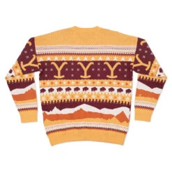 Yellowstone 2024 Exclusive Holiday Knit Sweater -Yellowstone Store YS KW XMAS BK MF
