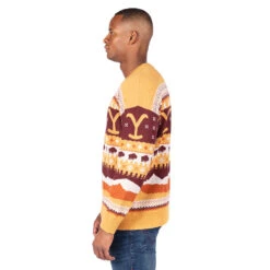 Yellowstone 2024 Exclusive Holiday Knit Sweater -Yellowstone Store YS KW XMAS L LIFE