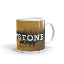 Yellowstone Logo White Mug -Yellowstone Store YS LCM 100040 W MUG 1