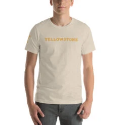 Yellowstone Logo Unisex Premium T-Shirt -Yellowstone Store YS LT 100394 0081 A Tee HEATHER 1