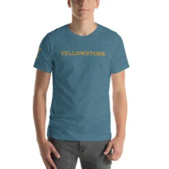 Yellowstone Logo Unisex Premium T-Shirt -Yellowstone Store YS LT 100394 0081 A Tee TEAL 1