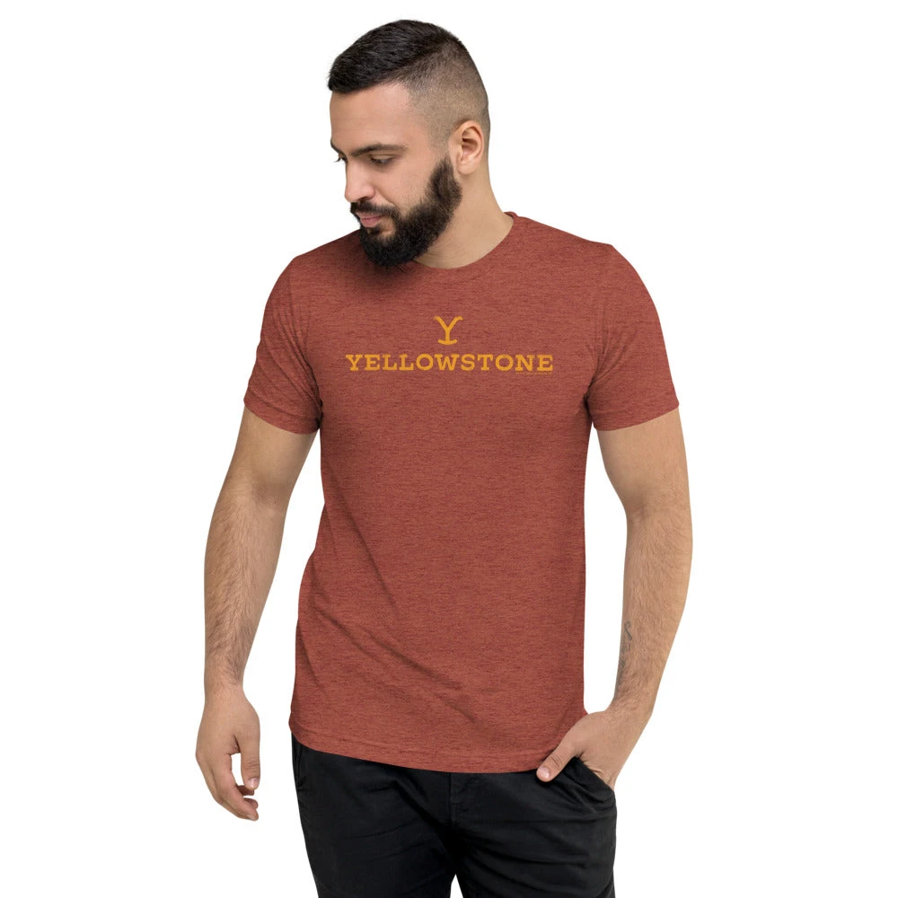 Yellowstone Y Logo Adult Tri-Blend T-Shirt 5 Yellowstone Y Logo Adult Tri-Blend T-Shirt - Image 3
