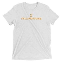 Yellowstone Y Logo Adult Tri-Blend T-Shirt 8 Yellowstone Y Logo Adult Tri-Blend T-Shirt -Yellowstone Store YS LTT 100147 0044 A tee TB WHITE
