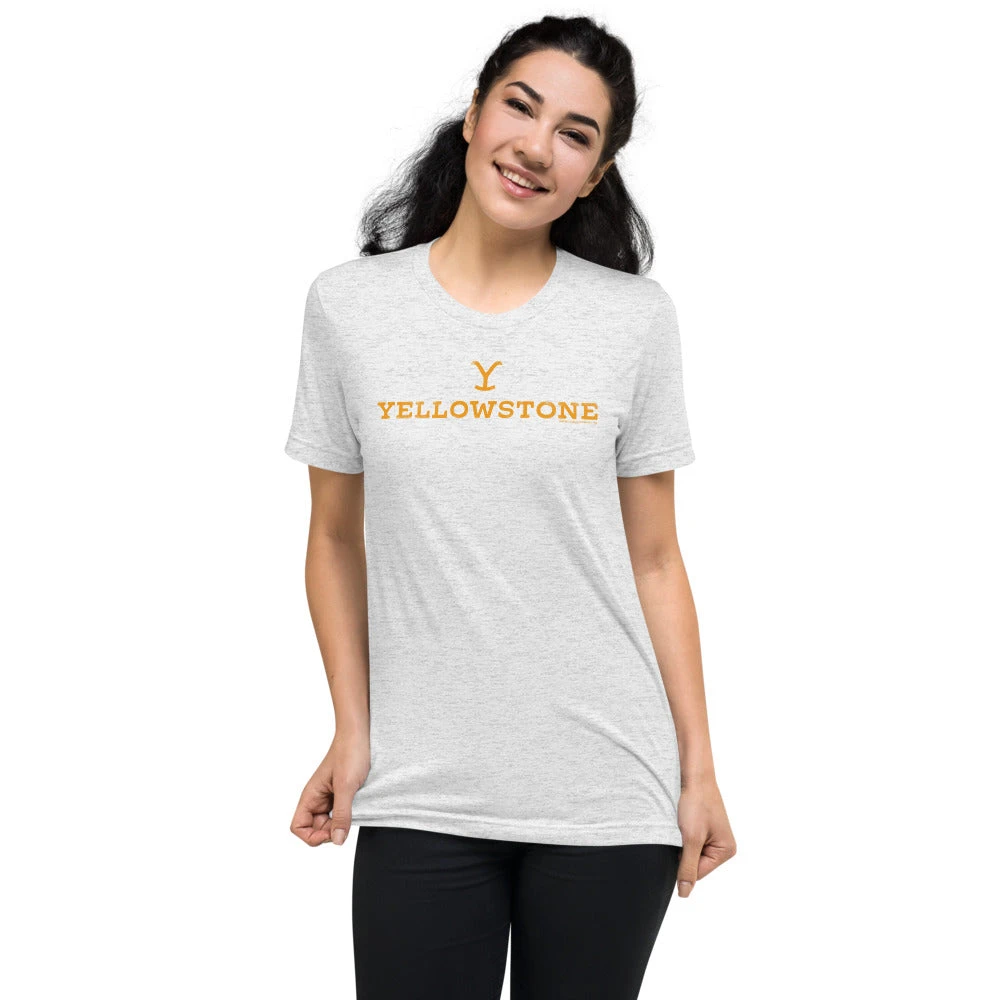 Yellowstone Y Logo Adult Tri-Blend T-Shirt 7 Yellowstone Y Logo Adult Tri-Blend T-Shirt - Image 5