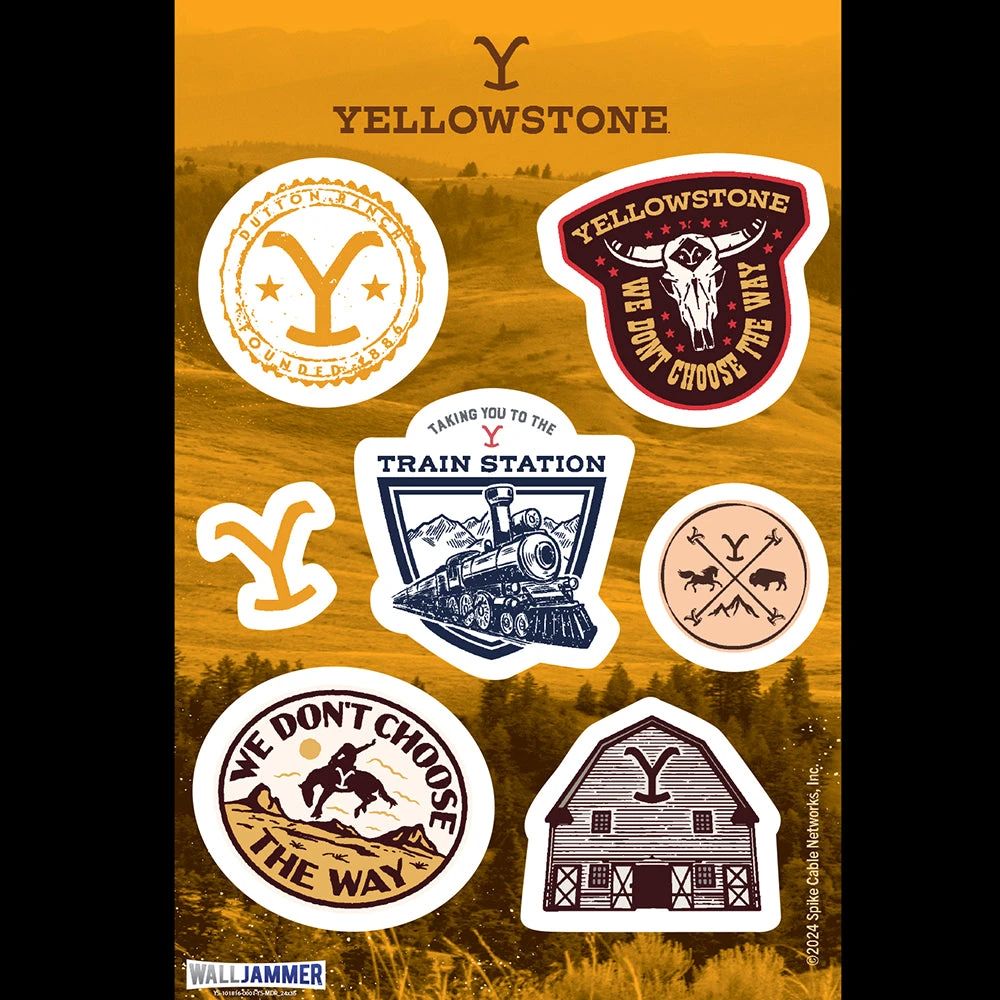 Yellowstone Badge Wall Decals 4 Yellowstone Badge Wall Decals - Image 2