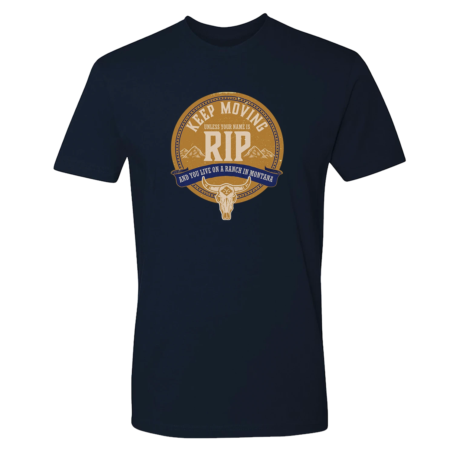 Yellowstone Keep Moving Unless You Are RIP Adult Short Sleeve T-Shirt 5 Yellowstone Keep Moving Unless You Are RIP Adult Short Sleeve T-Shirt - Image 3