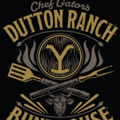 Yellowstone Chef Gator's BBQ Metal Sign 7 Yellowstone Chef Gator's BBQ Metal Sign -Yellowstone Store YS MSBQ 272 100198 RO