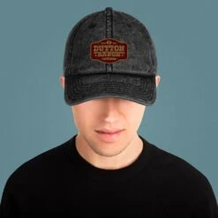 Yellowstone Dutton Ranch Patch Vintage Denim Hat 10 Yellowstone Dutton Ranch Patch Vintage Denim Hat -Yellowstone Store YS P DEH 100152 0003 Denim Hat 5