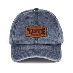Yellowstone Patch Vintage Denim Hat