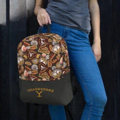 Yellowstone Patches Premium Backpack -Yellowstone Store YS PB 100392 0001 BP LS2