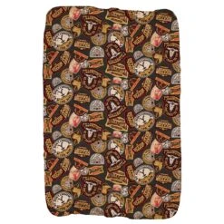 Yellowstone Patches Sherpa Blanket -Yellowstone Store YS PSB 100206 0001 Sherpa 37x57 2