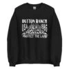 Yellowstone Protect The Land Crewneck Sweatshirt -Yellowstone Store YS PTL 132 100862 BLACK MF