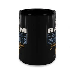 Yellowstone X Ram Your Ranch Your Rules Black Mug -Yellowstone Store YS RAMDR 76 100085 15 CEN MF