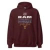 Yellowstone X Ram Your Ranch Your Rules Hoodie -Yellowstone Store YS RAMDR 76 100861 MAROON MF
